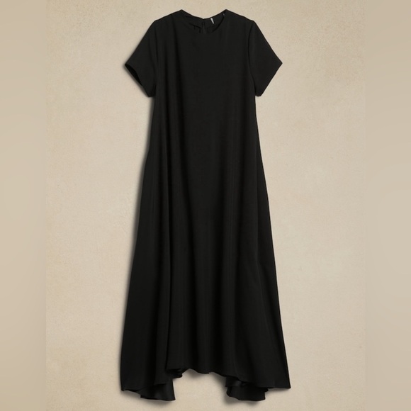 FINAL MARKDOWN! Banana Republic Aurelia Crepe & Satin Maxi Dress - Multiple 🪹💫 - Picture 5 of 9